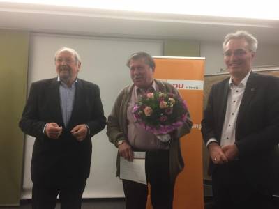 Hans-J�rgen G�rtner, Lothar Eisenberg und Tim Brockmann (von links)