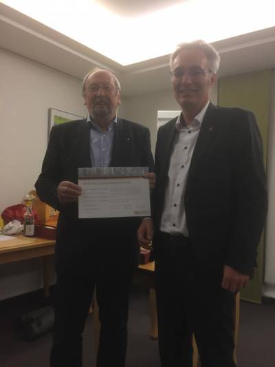 Hans-J�rgen G�rtner und Tim Brockmann