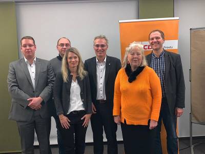 Der neue Vorstand (von links): Jan Lentz, Sebastian Zimmer-Abelstedt, Inga Johnsen, Tim Brockmann, Grfin zu Rantzau, Axel Scheiner