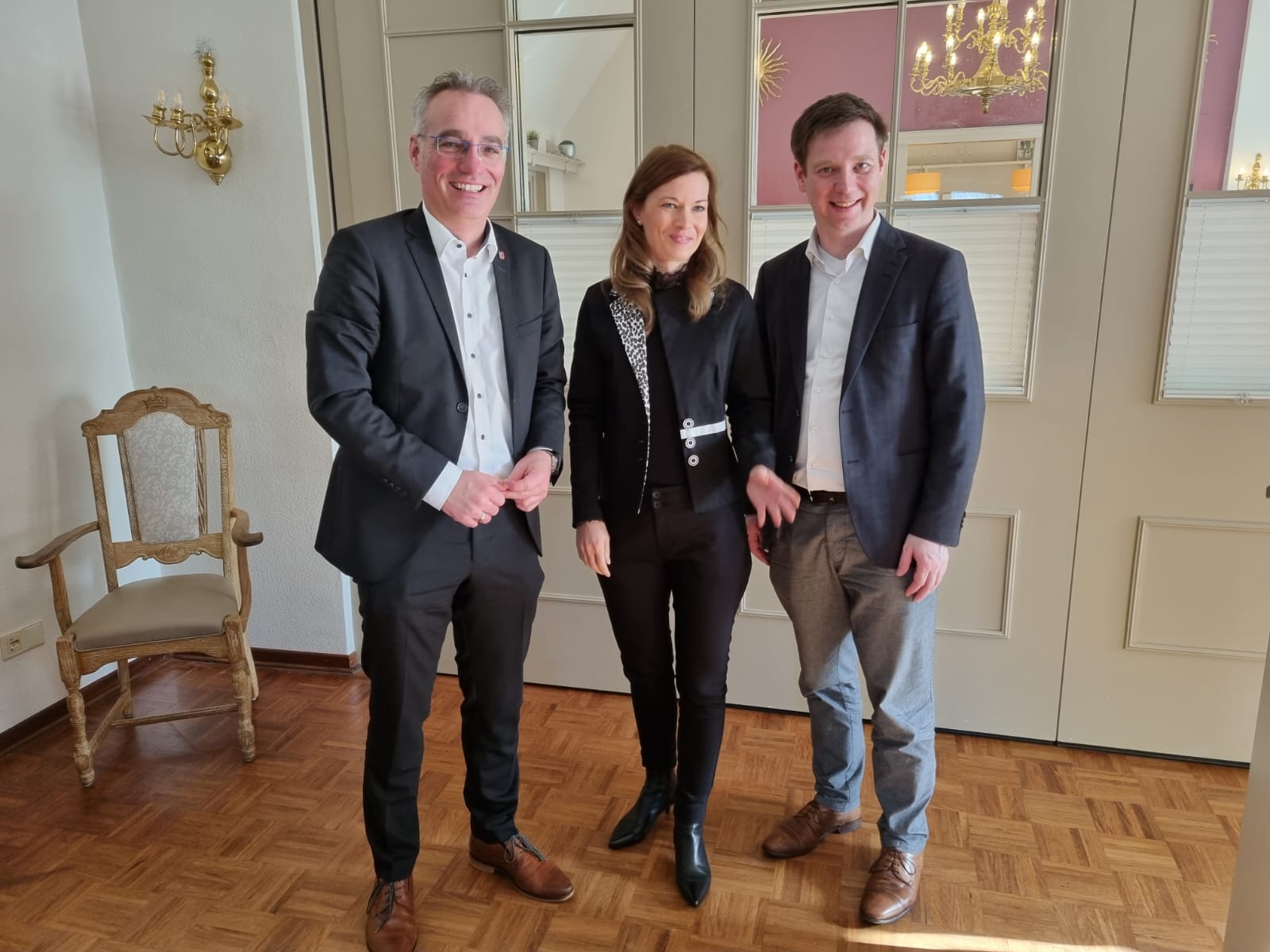Tim Brockmann, Inga Johnsen, Tobias von der Heide (v.l.n.r.)