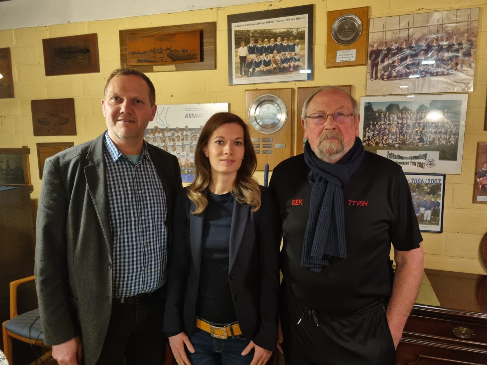 Listenpltze 1-3: Axel Schreiner, Inga Johnsen, Hans-Jrgen Grtner (v.l.n.r.)